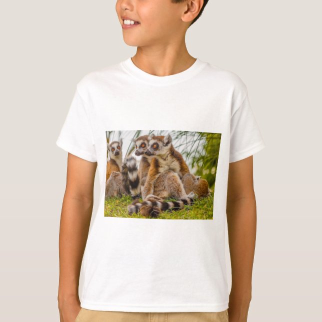 camiseta tre lemurs Kids' Sport-Tek Competitor (Frente)