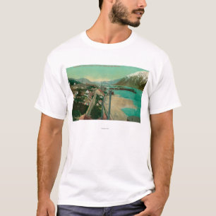 Camiseta Treadwell, AK e cidade e Juneau de Douglas dentro
