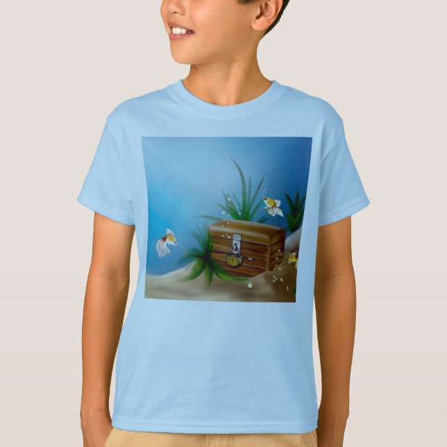 Camiseta treasure chest dive swim water Destiny Gifts (Frente)