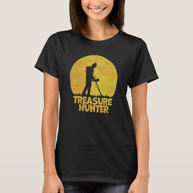 Camiseta Treasure Hunter Detectorist Treasure Hunting Metal (Frente)