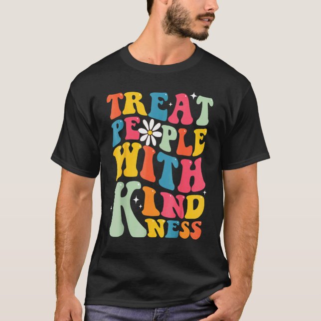 Camiseta Treat People With Kindness Retro TPWK Inspirationa (Frente)