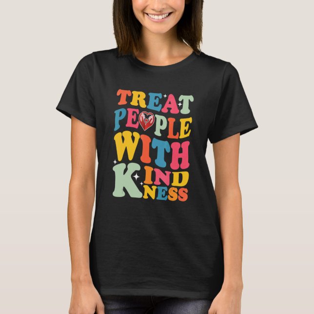 Camiseta Treat People With Kindness Retro TPWK Inspirationa (Frente)