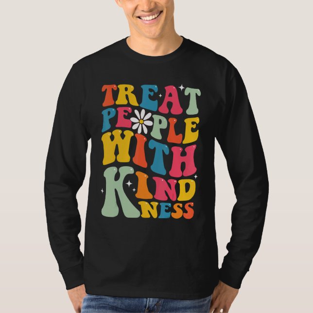 Camiseta Treat People With Kindness Retro TPWK Inspirationa (Frente)