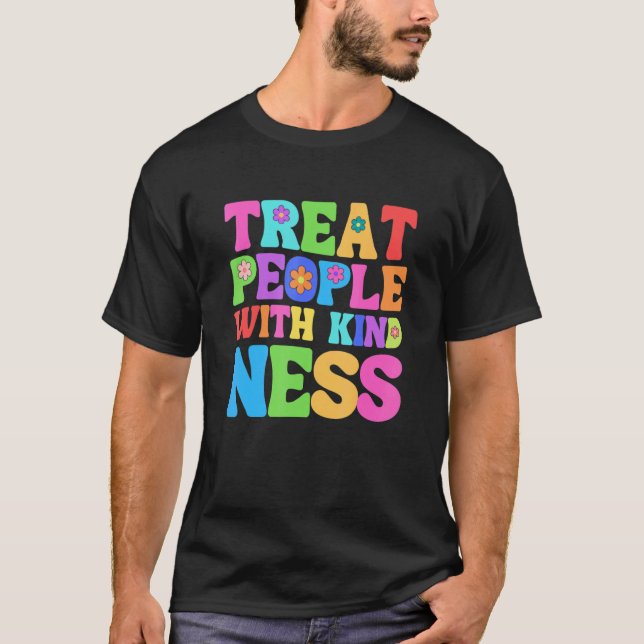 Camiseta Treat People With Kindness TPWK Trendy Preppy 4 (Frente)
