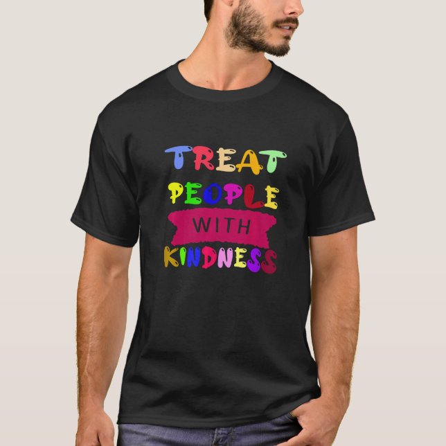 Camiseta Treat People With Kindness Trendy TPWK Preppy   (Frente)