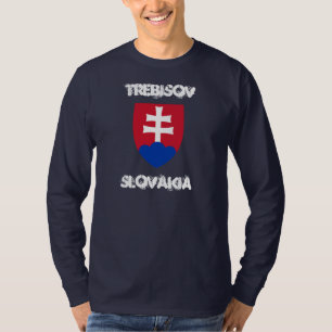 Camiseta Trebišov, Eslováquia com brasão de armas