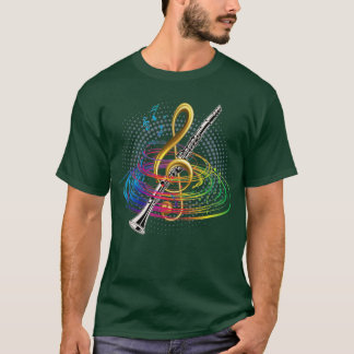 Camiseta Treble Clef Clarinet