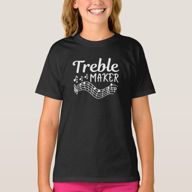 Camiseta Treble Maker Engraçado Musico (Frente)