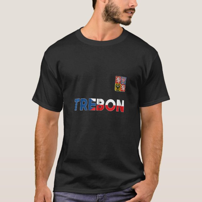 Camiseta Trebon República Checa, Bandeira do Coração, Casac (Frente)