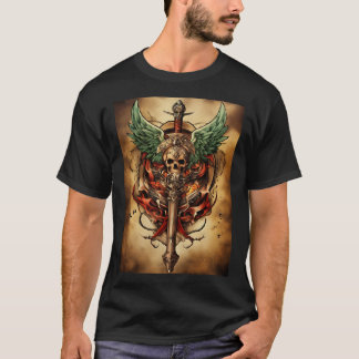 Camiseta Trecho de Crânio do Fierce Guardian