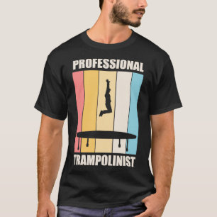 Camiseta Trecho Trampolinista Hobby Trampoline Jumping