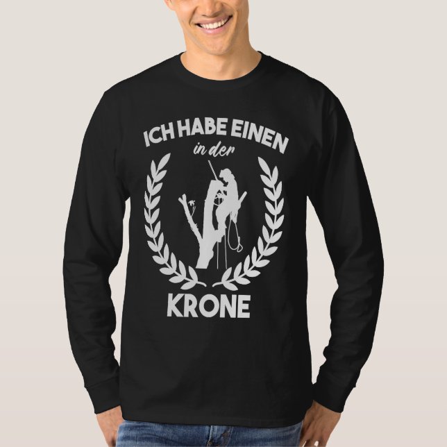 Camiseta Tree Carrier Lumberjack Forest Worker Tree Climber (Frente)