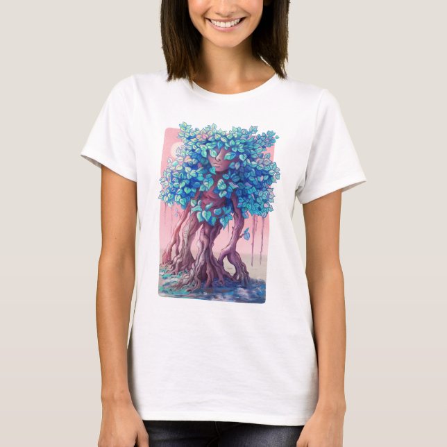 Camiseta Tree Girl Surreal (Frente)