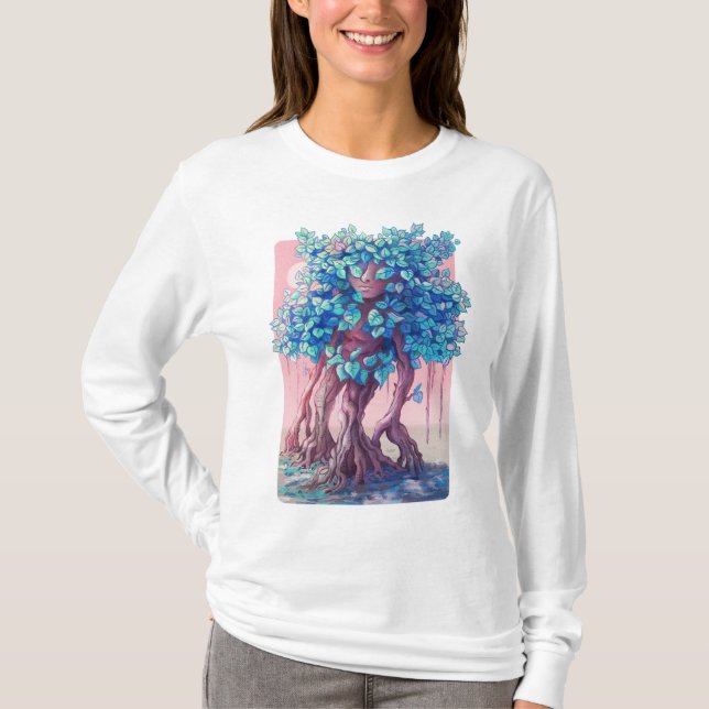 Camiseta Tree Girl Surreal (Frente)