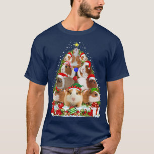 Camiseta Tree Guinea Pig Christmas Tee Guinea Pig Christmas