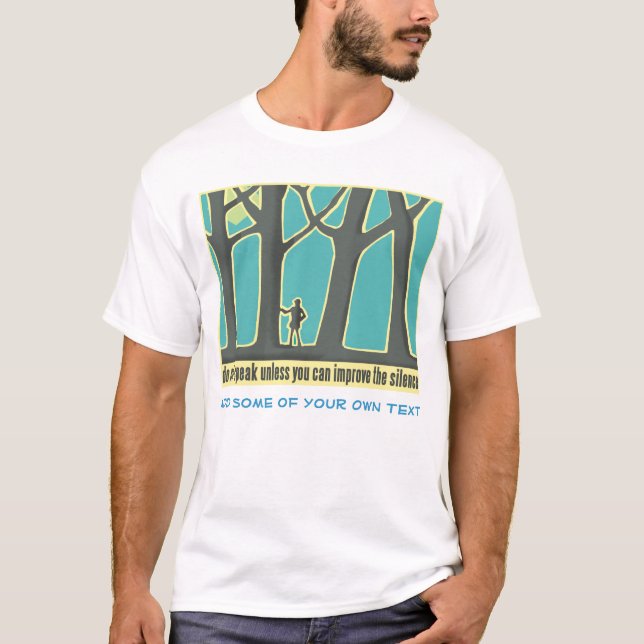 Camiseta Tree Hugger, Caminhando (Frente)