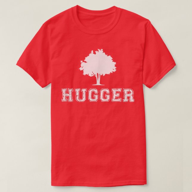 Camiseta Tree Hugger Green Environmental Nature Funny Gift  (Frente do Design)