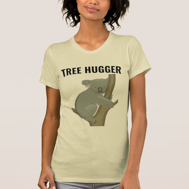 CAMISETA TREE HUGGER KOALA BEAR T-SHIRTS (Frente)
