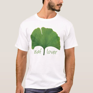 Camiseta Tree Hugger, Leaf Lover - Ginkgo
