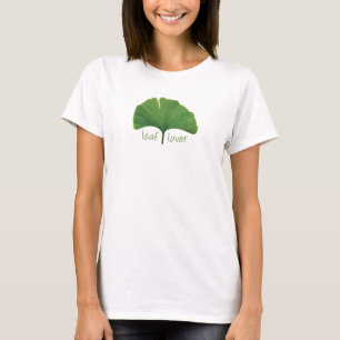 Camiseta Tree Hugger, Leaf Lover - Ginkgo