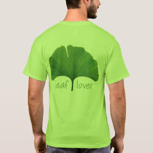 Camiseta Tree Hugger, Leaf Lover Ginkgo Leaf Eco