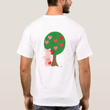Tree of Love T-shirt simples (design no verso)