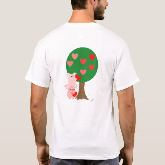 Camiseta Tree of Love T-shirt simples (design no verso)