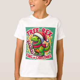 Camiseta Tree Rex - Engraçado T-Rex T-Shirt Natal