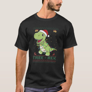 Camiseta Tree Rex Funny Tyrannosaurus Rex Christmas Pun