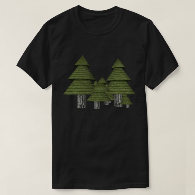 Camiseta Trees T-shirt (Frente do Design)
