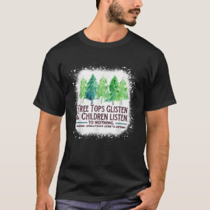 Camiseta TreeTops Escutam E As Crianças Não Ouvem Nada Bl