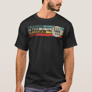Camiseta Treinado Retro Na Transmissão Manual de Velocidade