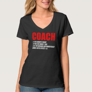 Camiseta Treinador 1 Sou sempre treinador certo