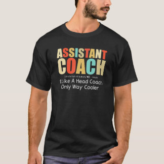 Camiseta Treinador Assistente de Definição de Treinador - T