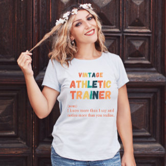 Camiseta Treinador Atento De Definição De Esporte Engraçado