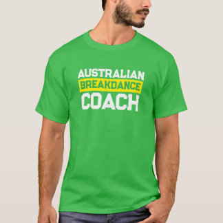 Camiseta Treinador australiano de dança de roupas Team T-Sh