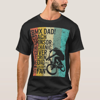 Camiseta Treinador BMX Pai Pais Fãs do Buddy 1