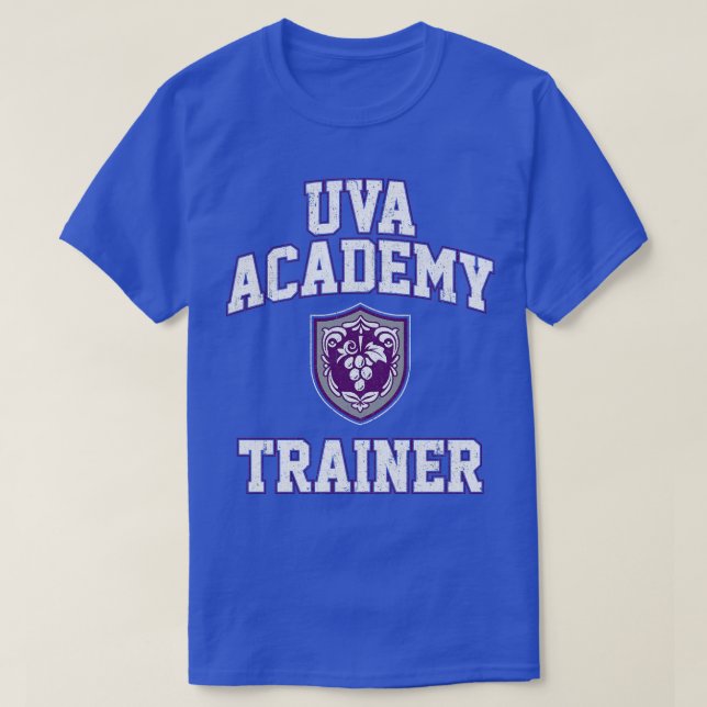 Camiseta Treinador da Academia Uva (Frente do Design)