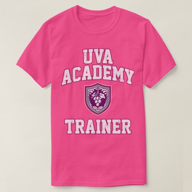 Camiseta Treinador da Academia Uva (Frente do Design)