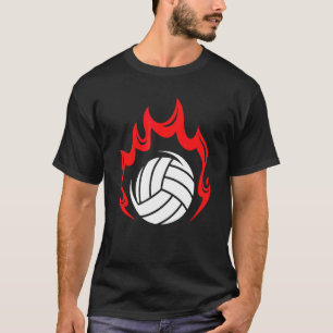 Camiseta Treinador da equipe de esporte do jogador de vôlei