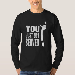 Camiseta Treinador da Estação Engraçado do Jogador de Volei