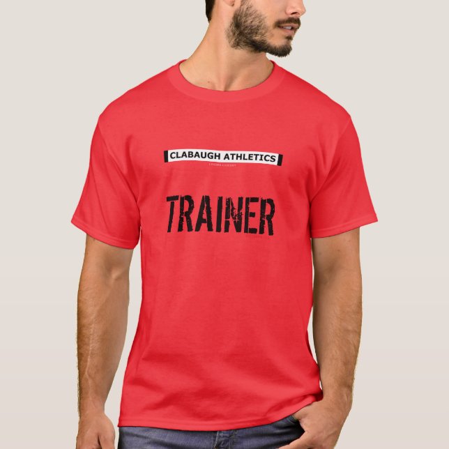 CAMISETA TREINADOR DE ATLETICS DE CLABAUGH (Frente)