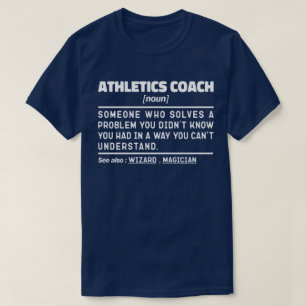 Camiseta Treinador de atletismo Nova Definição de Treinador