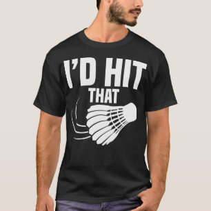 Camiseta Treinador de Badminton Id de Peteca Acerto Jogador