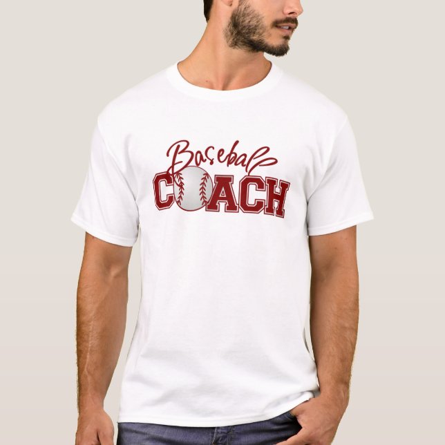 Camiseta TREINADOR de basebol (Frente)