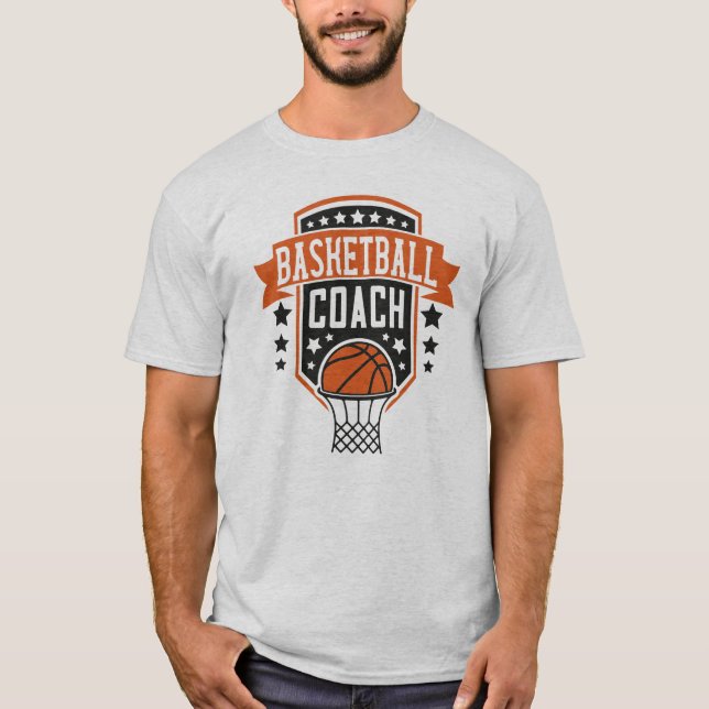 Camiseta treinador de basquete (Frente)
