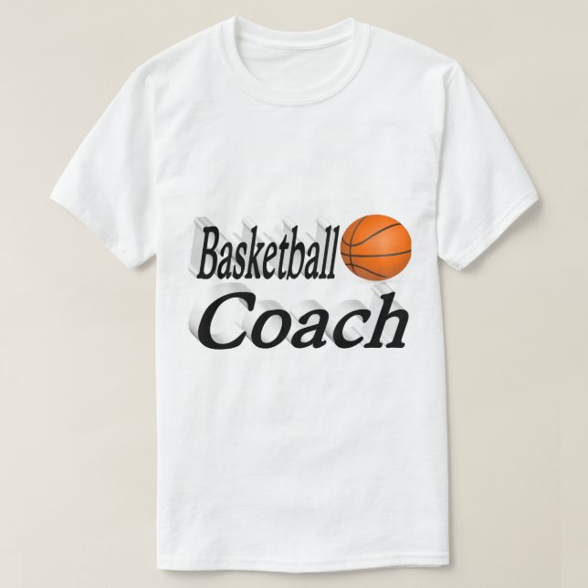 Camiseta Treinador de Basquete (Frente do Design)