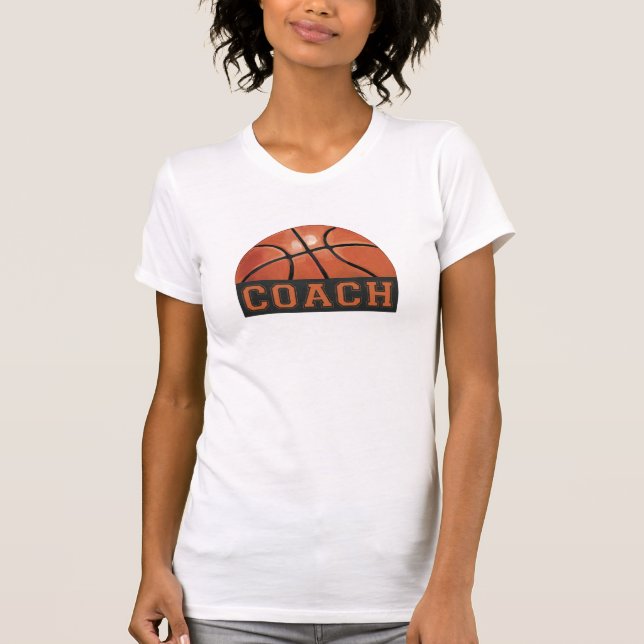 Camiseta Treinador de Basquete (Frente)