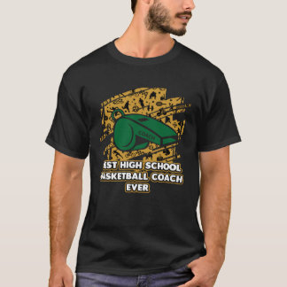 Camiseta Treinador de basquete de melhor Segundo grau que j