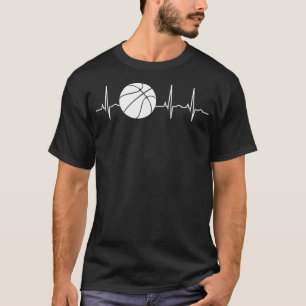 Camiseta Treinador de Basquete para pulsação Ekg